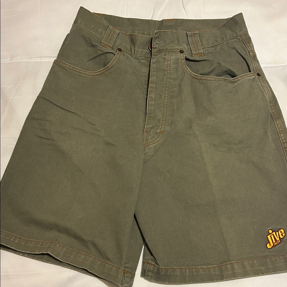 Jive Olive Green Shorts